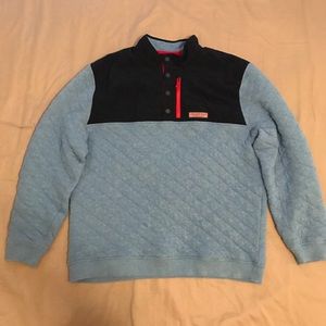 Vineyard Vines Quilted Snap Placket Shep Shirt
